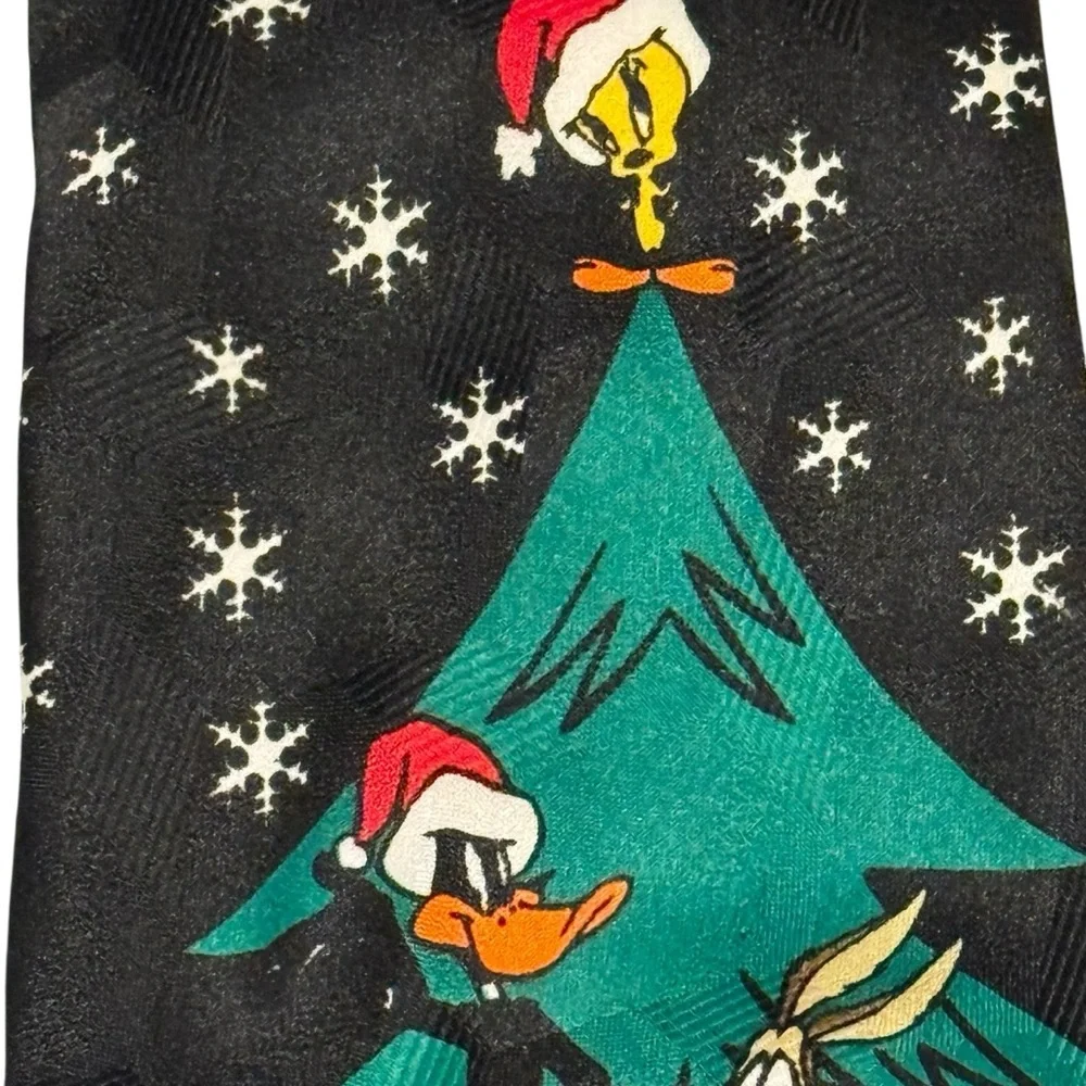 Looney Tunes Mania 2 Christmas ties Sylvester Tweety Bugs Daffy Warner Bros 1996